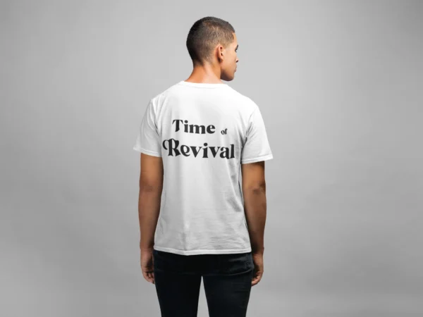 Camiseta Pentecostés Time Of Revival Blanca - Imagen 3